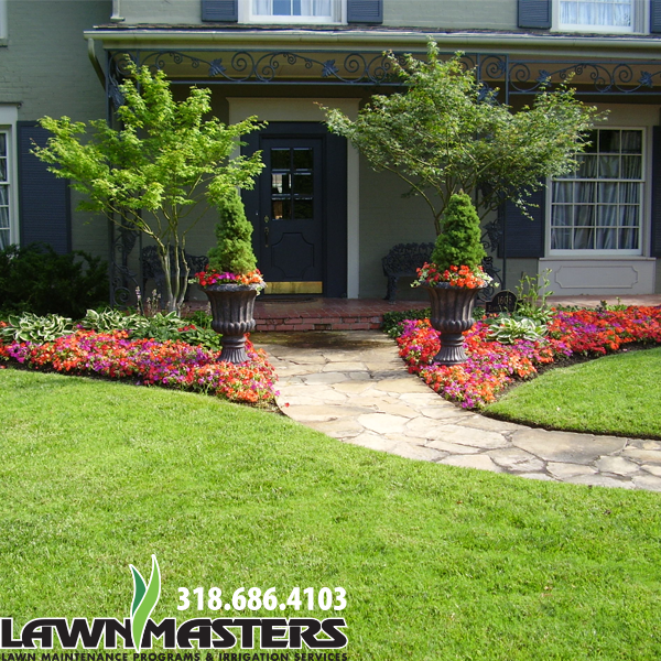 Maintained Lawn in front of home